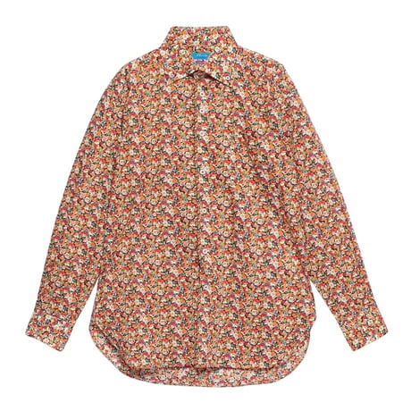 LIBERTY FABRICS  NO140 リバティプリント リバティ リバティシャツ   ドレスシャツ  ＜Leila レイラ＞