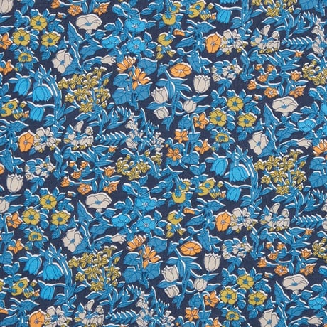 LIBERTY FABRICS　NO.24 リバティプリント  ドレスシャツ リバティシャツ  ＜ Alicia Bell / アリシア・ベル＞