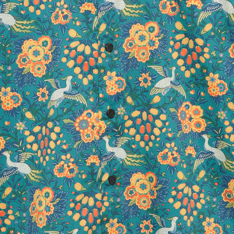 LIBERTY FABRICS　NO.71リバティプリント  半袖シャツ リバティシャツ  ＜Dantes Paradice/ダンテズ・パラダイス＞