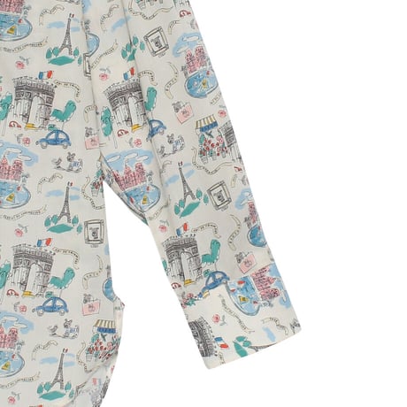 LIBERTY FABRICS  NO. 98 リバティプリント リバティ リバティシャツ   ドレスシャツ  ＜BONJOUR / ボンジュール＞