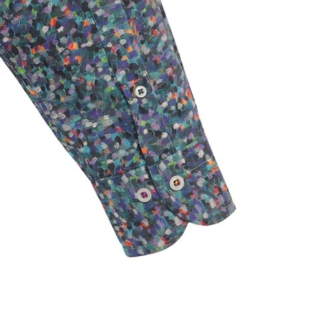 LIBERTY FABRICS  NO122. リバティプリント リバティ リバティシャツ   ドレスシャツ  ＜Pointillism ポインティリズム＞