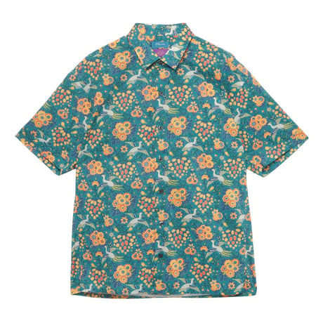 LIBERTY FABRICS　NO.71リバティプリント  半袖シャツ リバティシャツ  ＜Dantes Paradice/ダンテズ・パラダイス＞