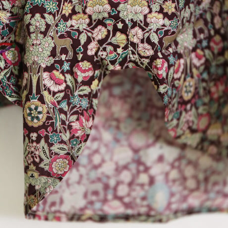 LIBERTY FABRICS　NO.40  リバティプリント  ドレスシャツ リバティシャツ  ＜ Palmeira  / パルメイラ＞