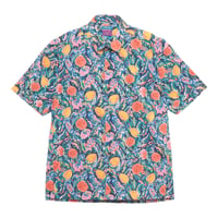 LIBERTY FABRICS　NO.75 リバティプリント  半袖シャツ リバティシャツ  ＜Summer Fruits　サマーフルーツ＞