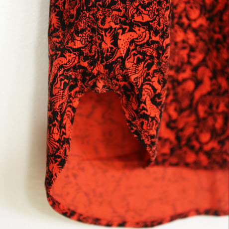 LIBERTY FABRICS　 NO.47 リバティプリント  ドレスシャツ  リバティシャツ  コーデュロイ　＜ Mythical Quest/ミシカル・クエスト＞