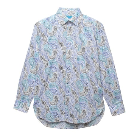 LIBERTY FABRICS　NO.54 リバティプリント  ドレスシャツ リバティシャツ  ＜ Deco Paisley / デコペイズリー＞