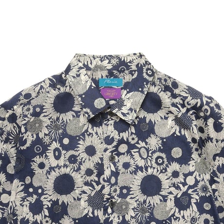 LIBERTY FABRICS　NO.63 リバティプリント  半袖シャツ  リバティシャツ ＜ Small Sus / スモール サス ＞
