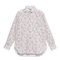LIBERTY FABRICS  NO. 97 リバティプリント リバティ リバティシャツ   ドレスシャツ  ＜PRIDE AND BLOOM / プライド・アンド・ブルーム＞