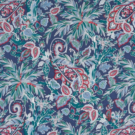 LIBERTY FABRICS　NO.21  リバティプリント  ドレスシャツ リバティシャツ  ＜Far Away Paisley / ファー・アウェイ・ペイズリー＞