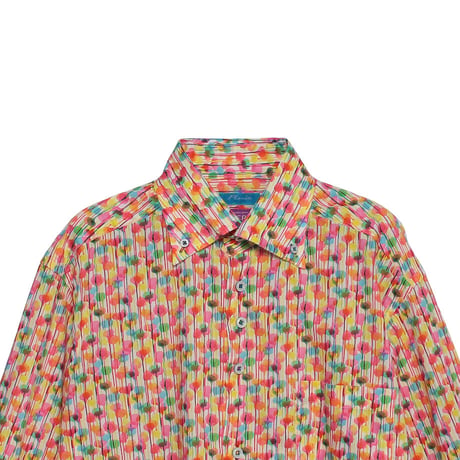LIBERTY FABRICS  NO. 93 リバティプリント リバティ リバティシャツ   ドレスシャツ  ＜ ZACHARY / ザッカリー ＞