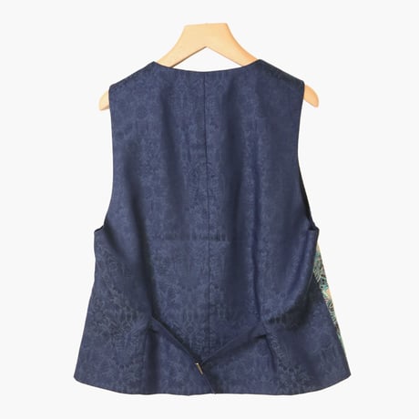 LIBERTY FABRICS　NO.11 リバティプリント 高級 メンズ セレブ ベスト　 ＜Juno Feather/ジュノフェザー＞
