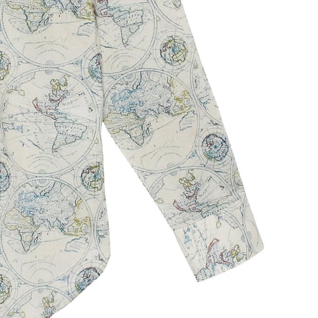 LIBERTY FABRICS  NO. 92 リバティプリント リバティ リバティシャツ   ドレスシャツ  ＜ AROUND THE WORLD / アラウンド・ザ・ワールド ＞