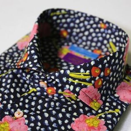 LIBERTY FABRICS　 NO.20 リバティプリント  ドレスシャツ リバティシャツ  ＜Juniper/ジュニパー＞