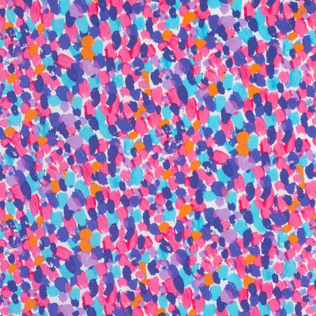 LIBERTY FABRICS　NO.23 リバティプリント  ドレスシャツ  リバティシャツ  ＜ Morning Dew / モーニング・デュー＞【ピンク＆ブルー】