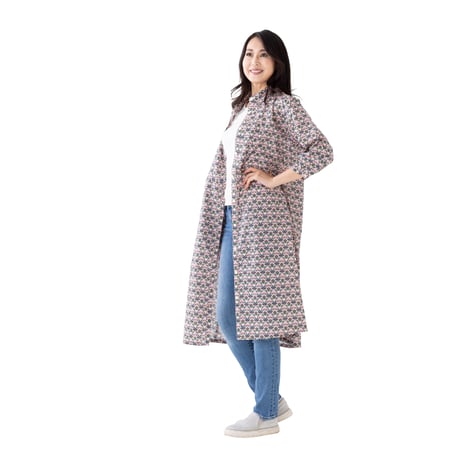 （レディース）LIBERTY FABRICS  NO.b010 リバティプリント リバティ ワンピース   ＜LOTUS LOVE ロータス ラブ ピンク系＞