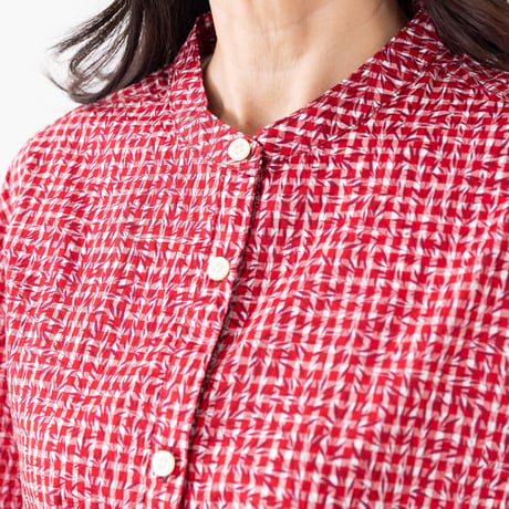 LIBERTY FABRICS  NO.b036 リバティプリント リバティ ワンピース   ＜ウィロー・ウッド＆チェック Willow Wood ＞