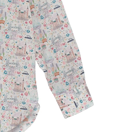 LIBERTY FABRICS  NO. 97 リバティプリント リバティ リバティシャツ   ドレスシャツ  ＜PRIDE AND BLOOM / プライド・アンド・ブルーム＞