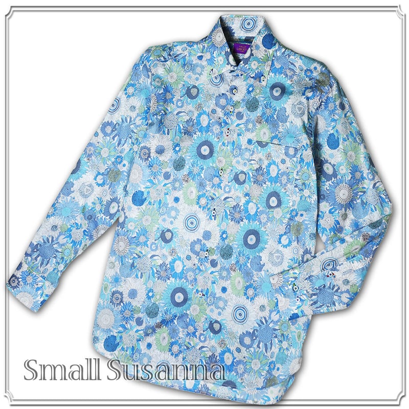 LIBERTY FABRICS NO.13 リバティプリント ドレスシャツ リバティ
