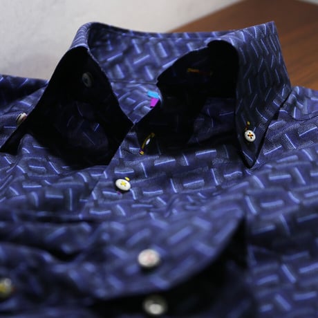 LIBERTY FABRICS　NO.38 リバティプリント  ドレスシャツ リバティシャツ  ＜Woven Spotts/ ウーブン・スポッツ ＞
