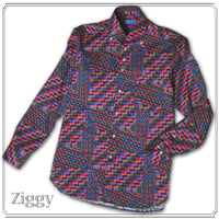 LIBERTY FABRICS　NO.33 リバティプリント  ドレスシャツ リバティシャツ  ＜Ziggy/ジギー＞
