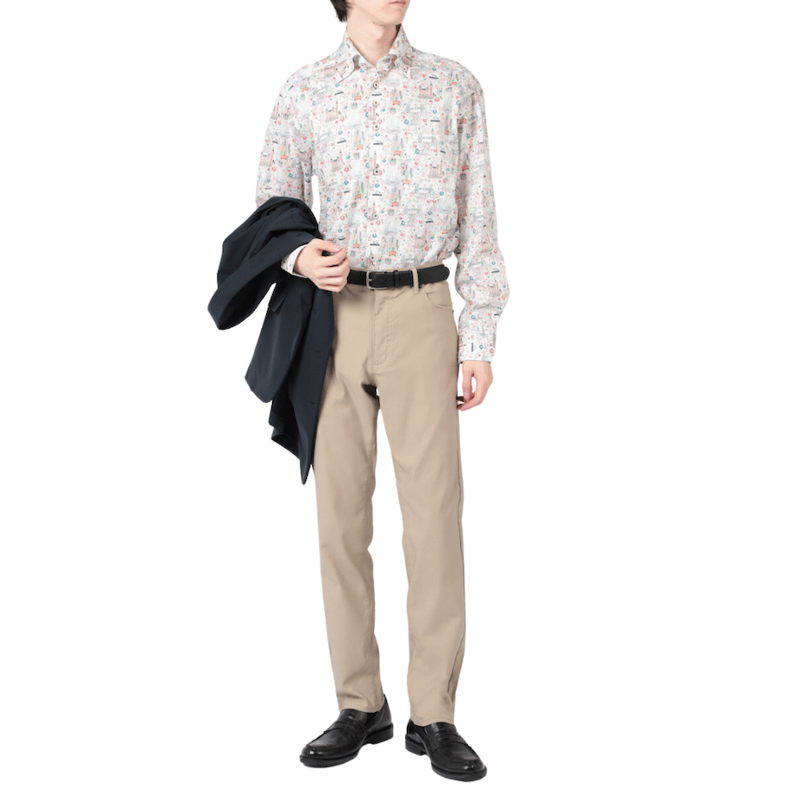 リバティ シャツ LIBERTY FABRICS NO. 77 リバティプリント ドレスシャツ
