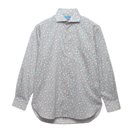 LIBERTY FABRICS　NO.55 リバティプリント  ドレスシャツ リバティシャツ  ＜ Mini Medallion / ミニ メダリオン ＞