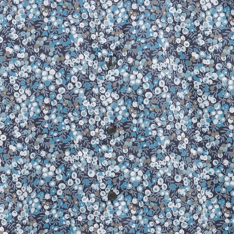 LIBERTY FABRICS　NO.65 リバティプリント  半袖シャツ リバティシャツ  ＜ Wiltshire / ウィルトシャー ＞