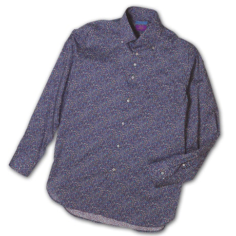 LIBERTY FABRICS　NO.07 リバティプリントプリント リバティシャツ  ドレスシャツ　＜ スーパーノヴァ＞