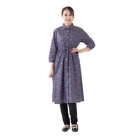 （レディース）LIBERTY FABRICS  NO.b019 リバティプリント リバティ ワンピース   ＜SEA SALT シーソルト＞