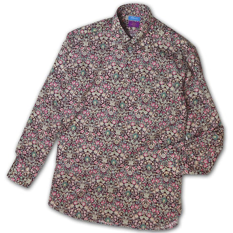 LIBERTY FABRICS　NO.40  リバティプリント  ドレスシャツ リバティシャツ  ＜ Palmeira  / パルメイラ＞
