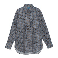 LIBERTY FABRICS  NO. 91 リバティプリント リバティ リバティシャツ   ドレスシャツ  ＜ALFIE'S LAGOON / アルフィーズ・ラグーン ＞
