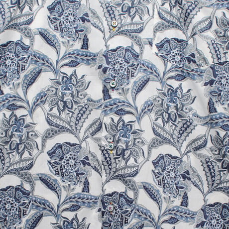 LIBERTY FABRICS　 NO.60 リバティプリント  ドレスシャツ リバティシャツ  ＜ Floral Chintz / フローラル チンツ　ホワイト系 ＞