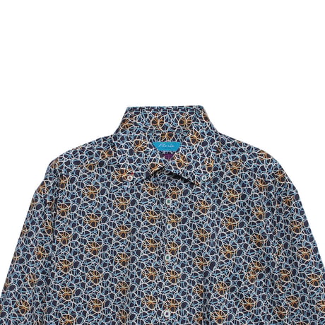 LIBERTY FABRICS  NO. 91 リバティプリント リバティ リバティシャツ   ドレスシャツ  ＜ALFIE'S LAGOON / アルフィーズ・ラグーン ＞