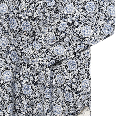 LIBERTY FABRICS  NO.80 リバティプリント  ドレスシャツ リバティシャツ  ＜Finesse Hall フィネスホール＞