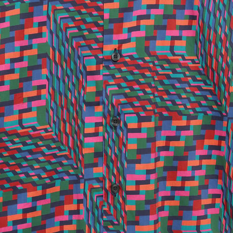 LIBERTY FABRICS　NO.67 リバティプリント  半袖シャツ リバティシャツ  ＜Ziggy/ジギー＞