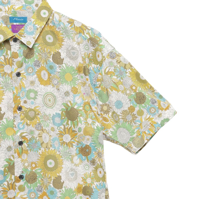 LIBERTY FABRICS NO.62 リバティプリント 半袖シャツ リバティ