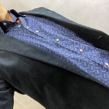 LIBERTY FABRICS　NO.38 リバティプリント  ドレスシャツ リバティシャツ  ＜Woven Spotts/ ウーブン・スポッツ ＞