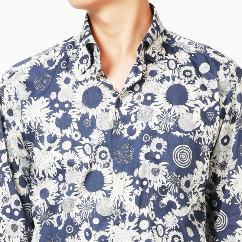 LIBERTY FABRICS NO.59リバティプリント ドレスシャツ リバティ