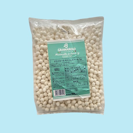 【10%OFF／送料無料】IQF モッツァレラパール1g　1kgx12袋