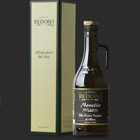 【5％OFF／送料無料】REDORO エキストラヴァージンオリーブオイル Novello（ノヴェッロ）500mlx6本