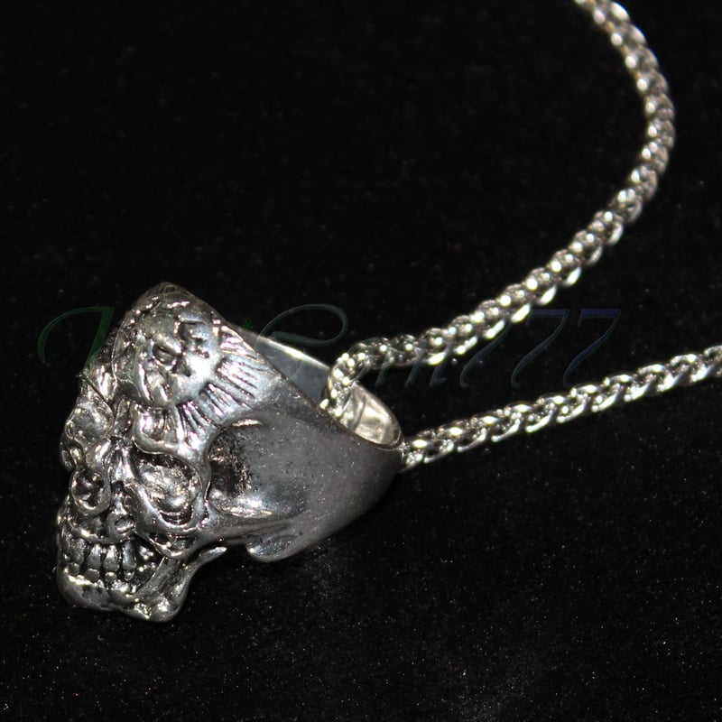 絶版貴重　旧メガリング　指輪　ネックレス　インフェルノX 1Pオマケ　カロスxy 地獄の骸骨戦士 リングネックレス [UNIA21000193] | UniCorn777