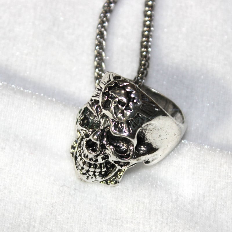 地獄の骸骨戦士 リングネックレス [UNIA21000193] | UniCorn777