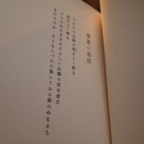 復刻版 萩原朔太郎「青猫」