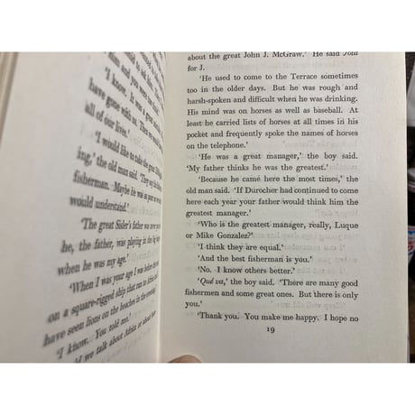 Ernest Hemingway 「THE OLD MAN AND THE SEA」