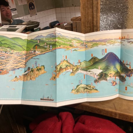 吉田初三郎  「鞆の浦 鳥瞰図」