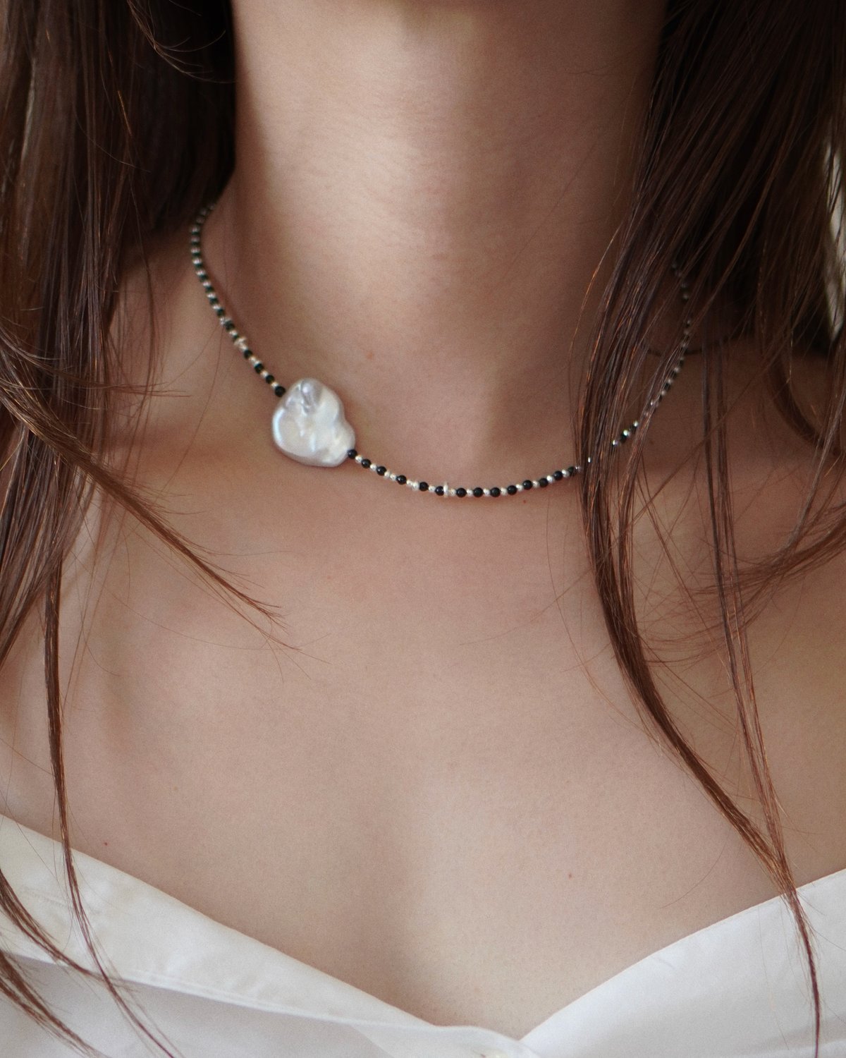 シルバー ビーズネックレス ALY シルバー ビーズネックレス ALY Grace | ALY