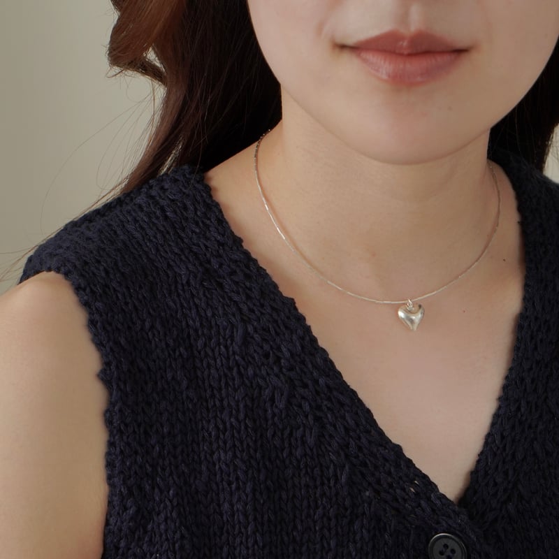 【ALDO】可愛い花 Legytha ビーズ&チェーン レイヤーネックレス Heart #1 | ALY