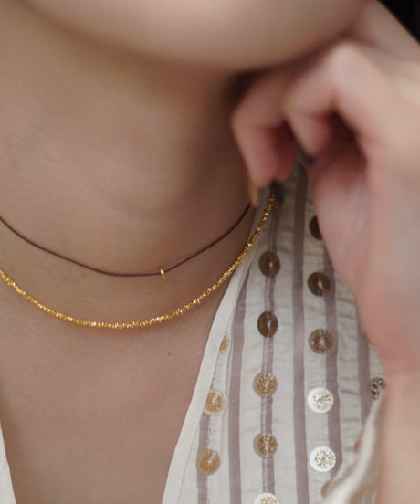 シルバー ビーズネックレス ALY ALY(アーリイ) ハート シルバービーズネックレス - メルカリ