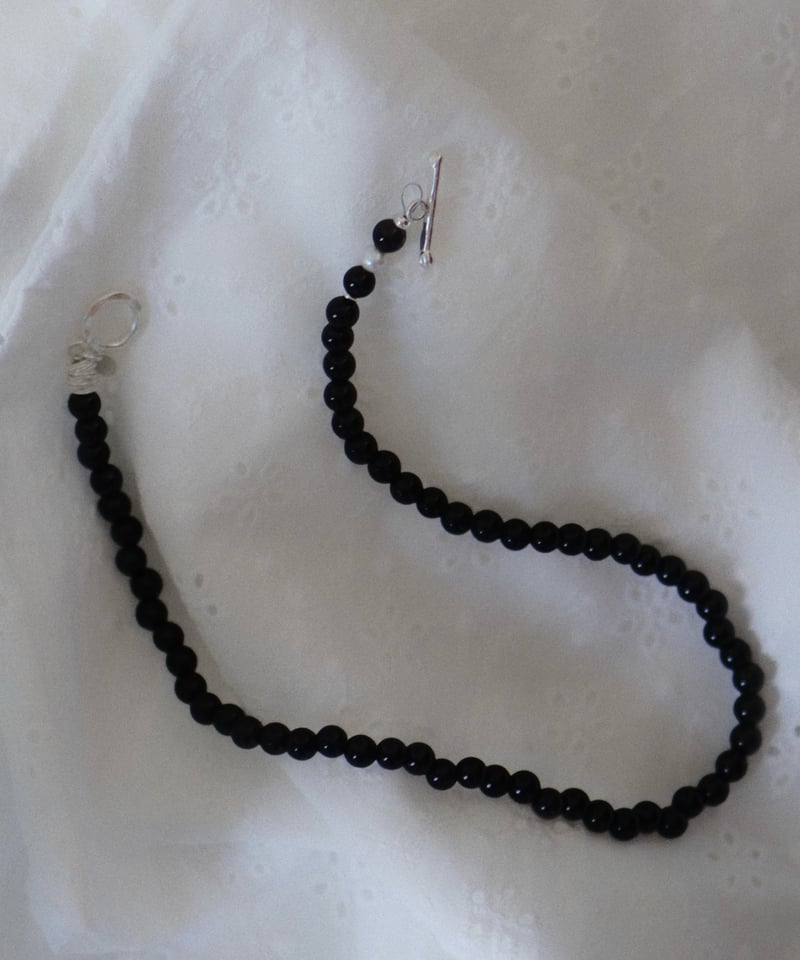 シルバー ビーズネックレス ALY Flow | ALY