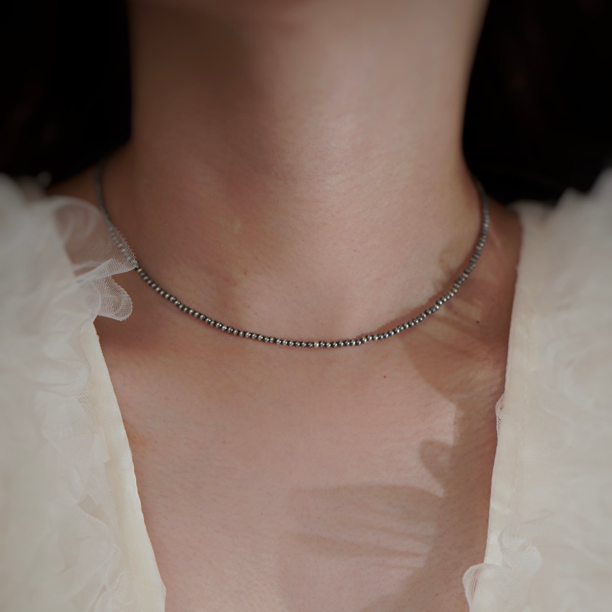 ナバホパール　2mm 60cm 繊細な2mm幅Navajo Pearl | blog | LEATHER TRAMP（レザートランプ）